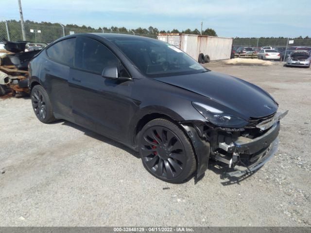 TESLA MODEL Y 2021 5yjygdef1mf197500