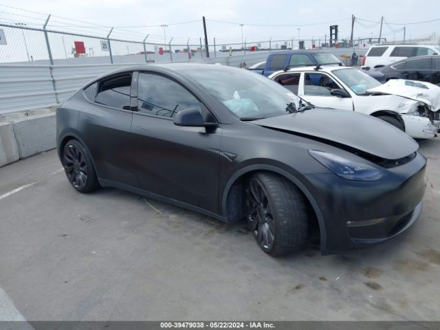 TESLA MODEL Y 2021 5yjygdef1mf211721