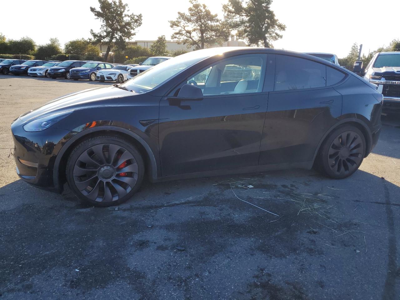 TESLA MODEL Y 2021 5yjygdef1mf215817