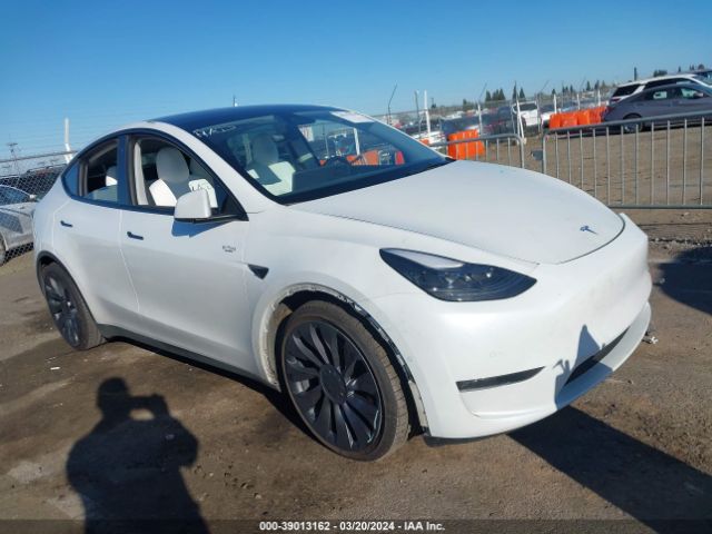 TESLA MODEL Y 2021 5yjygdef1mf246565