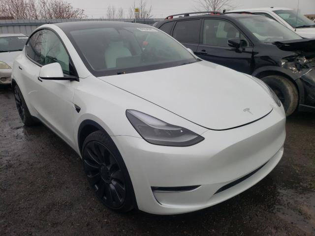 TESLA MODEL Y 2021 5yjygdef1mf264645