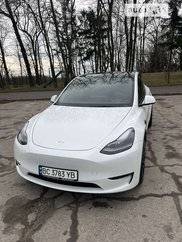 TESLA MODEL Y 2021 5yjygdef1mf277606