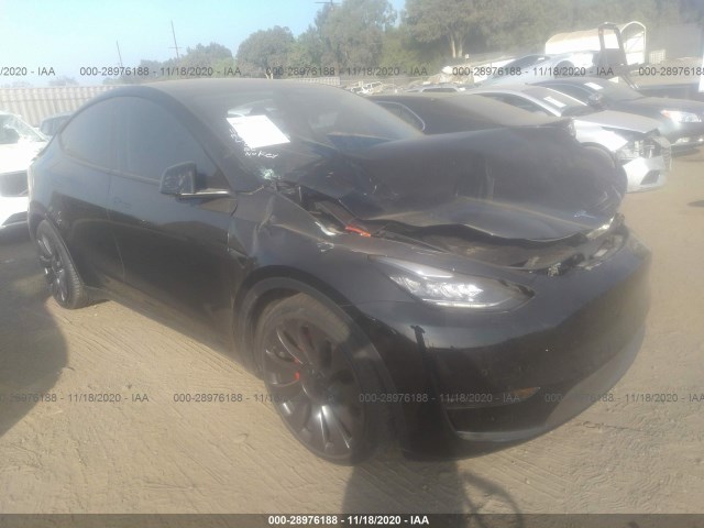 TESLA MODEL Y 2020 5yjygdef2lf012191