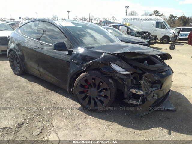 TESLA MODEL Y 2020 5yjygdef2lf019822