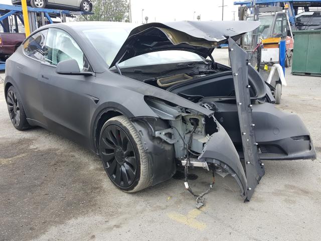 TESLA MODEL Y 2020 5yjygdef2lf053808