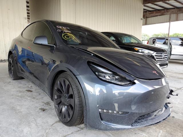 TESLA MODEL Y 2021 5yjygdef2mf194637