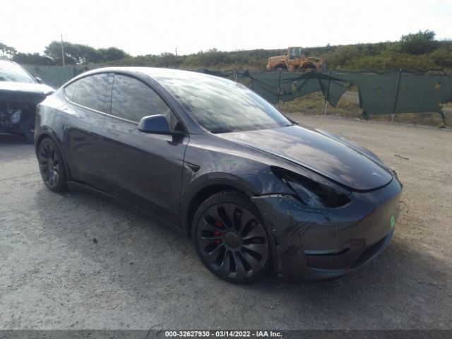 TESLA MODEL Y 2021 5yjygdef2mf197165