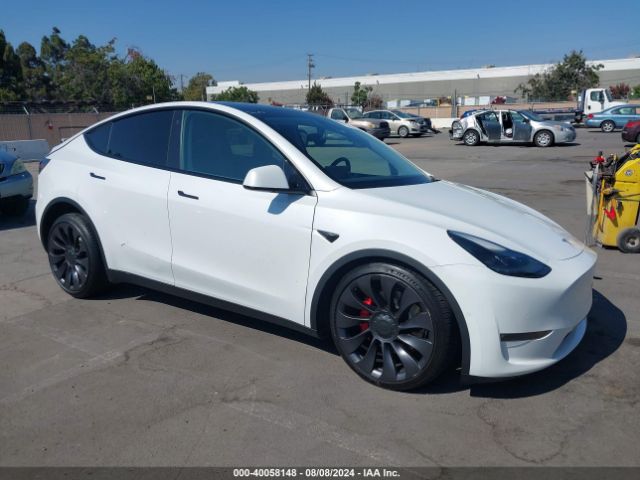 TESLA MODEL Y 2021 5yjygdef2mf240161