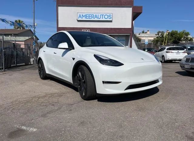 TESLA MODEL Y 2021 5yjygdef2mf251709