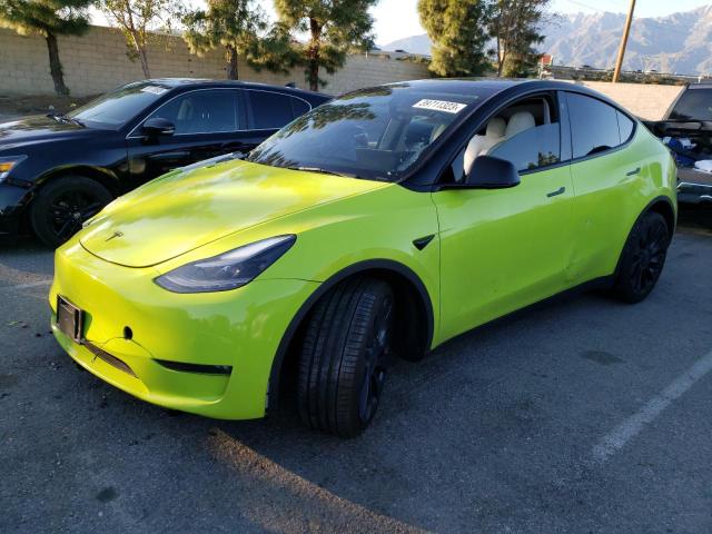 TESLA MODEL Y 2021 5yjygdef2mf277498