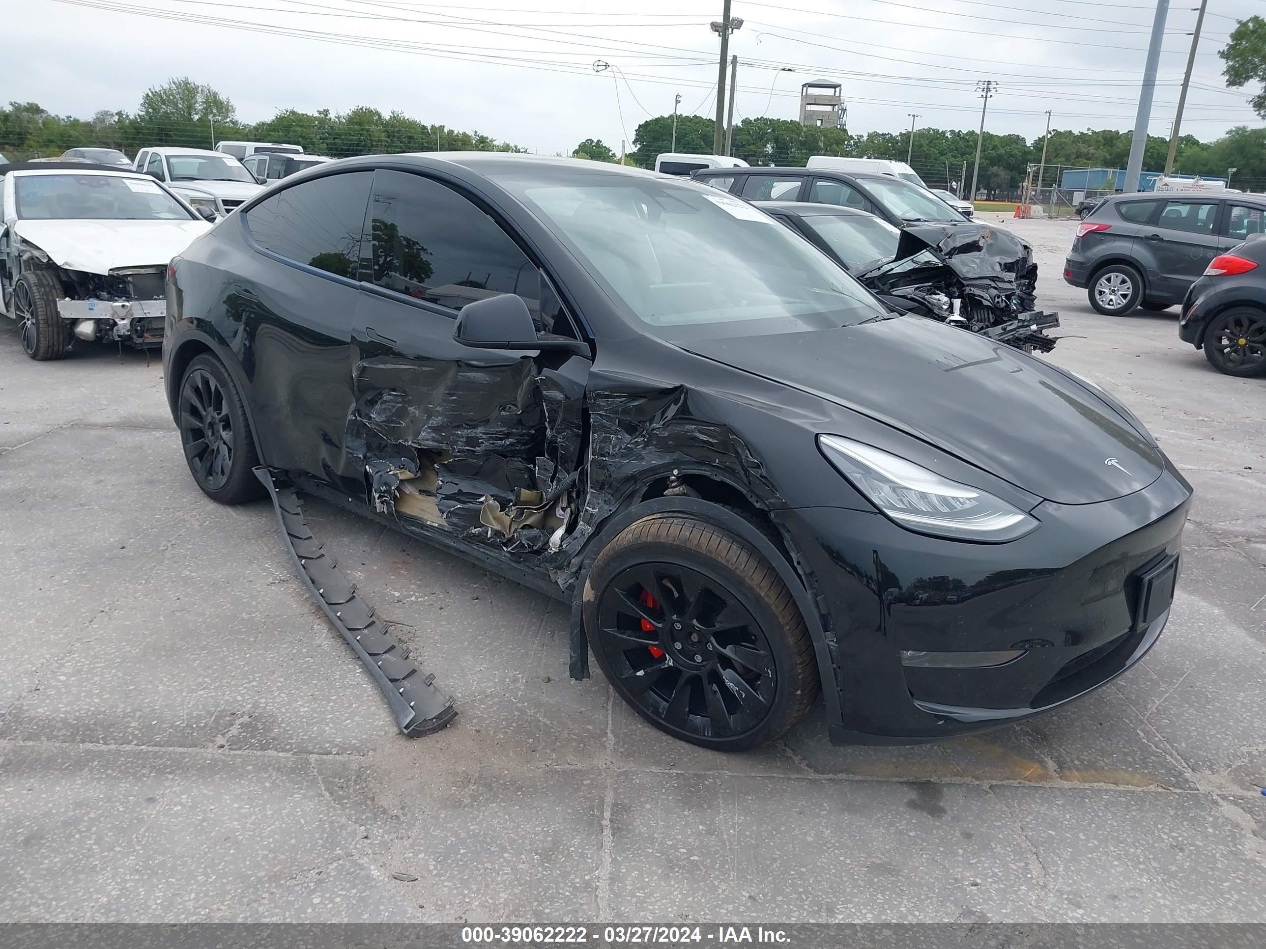 TESLA MODEL Y 2020 5yjygdef3lf012202