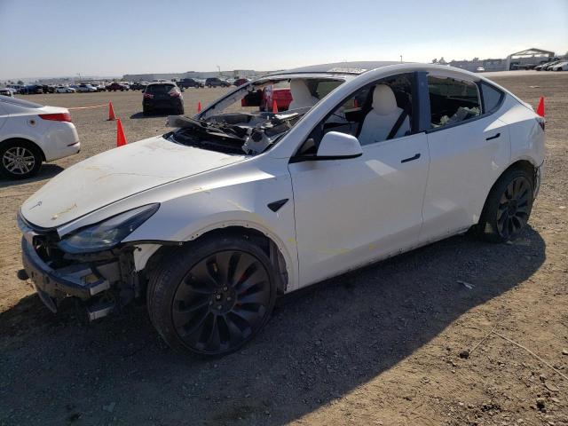 TESLA MODEL Y 2021 5yjygdef3mf157824