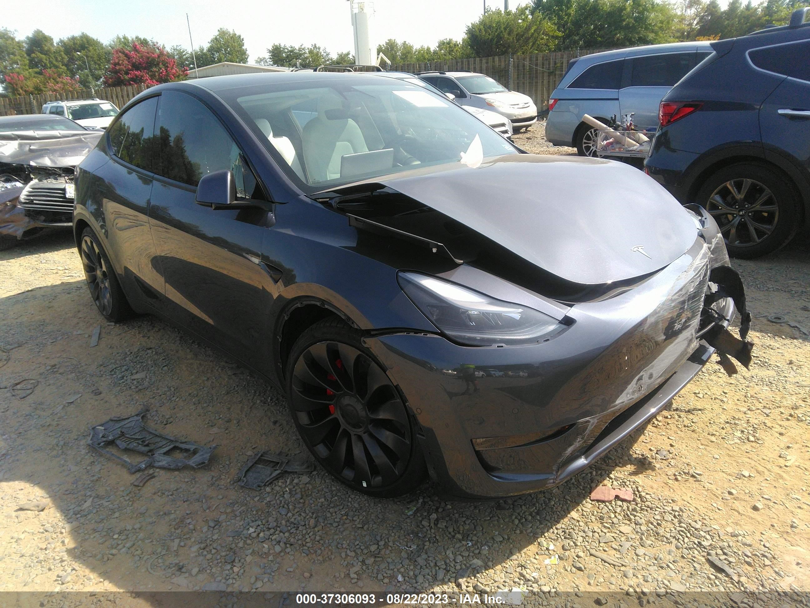 TESLA MODEL Y 2021 5yjygdef3mf246518