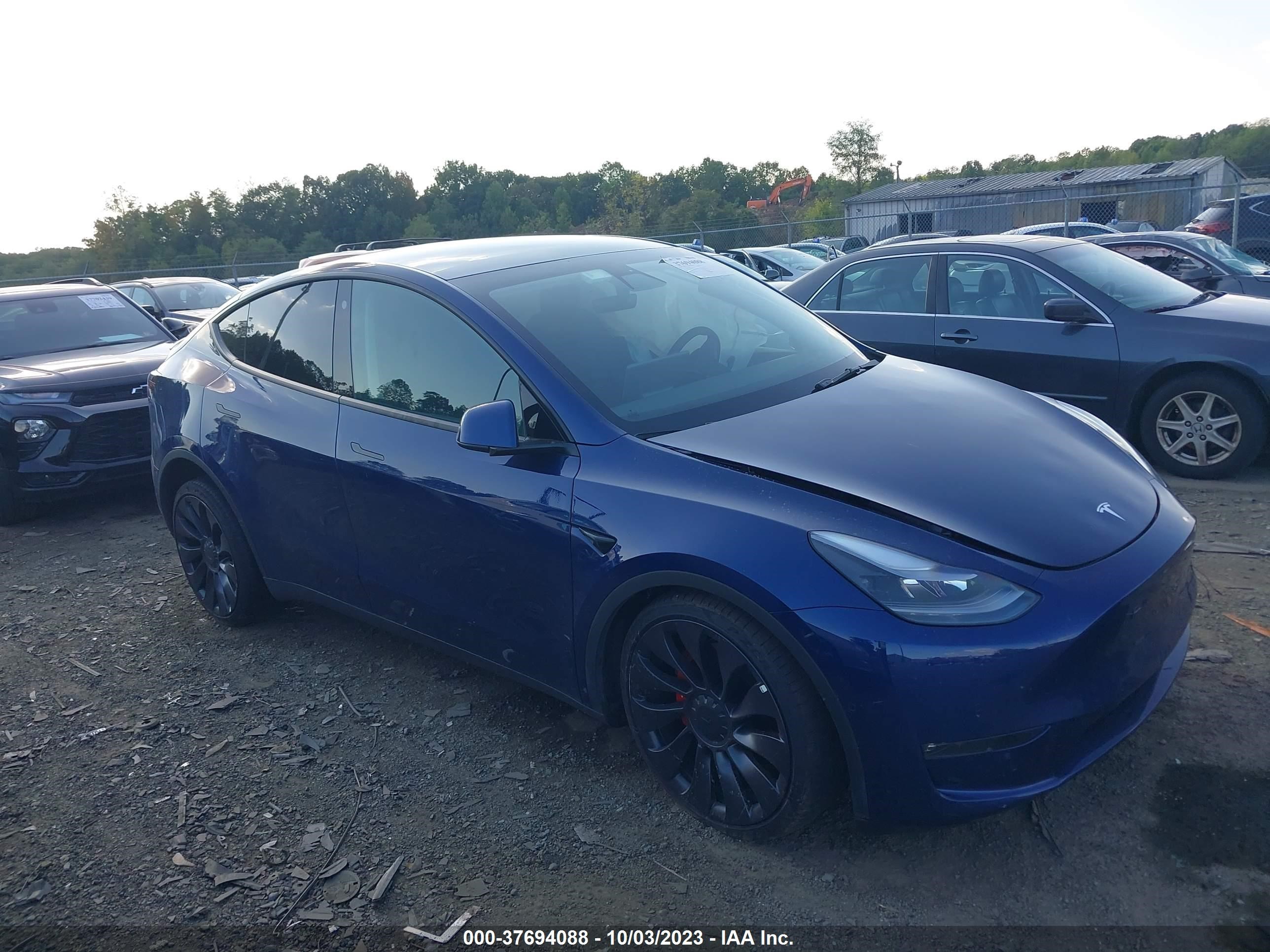 TESLA MODEL Y 2021 5yjygdef3mf258832