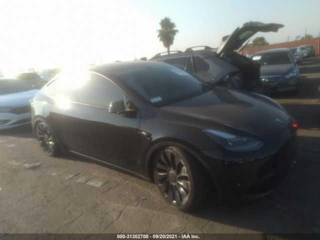 TESLA MODEL Y 2021 5yjygdef3mf261083