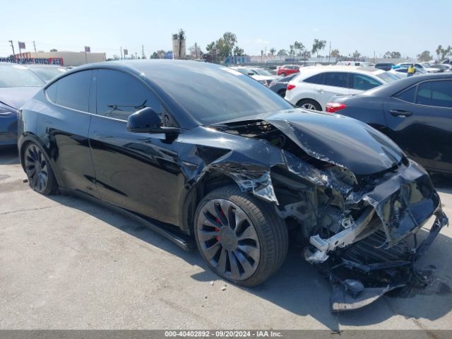 TESLA MODEL Y 2021 5yjygdef3mf266641