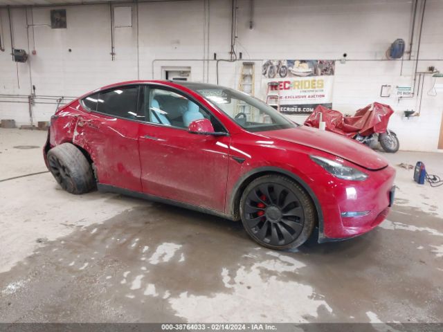 TESLA MODEL Y 2021 5yjygdef3mf271273