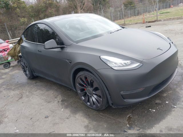 TESLA MODEL Y 2020 5yjygdef4lf001273