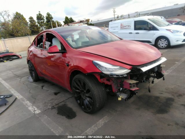 TESLA MODEL Y 2020 5yjygdef4lf018168