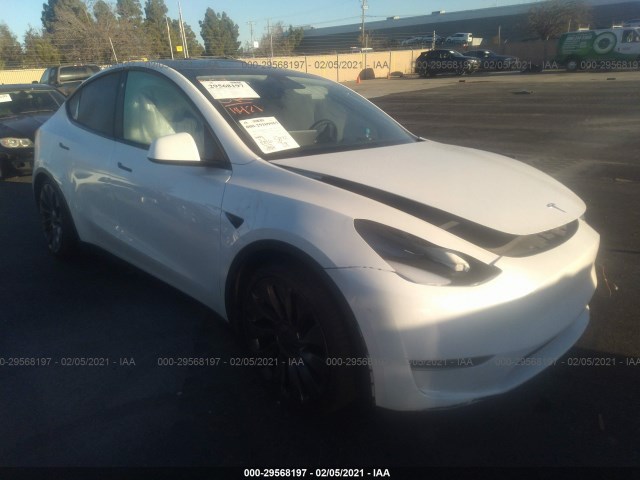 TESLA MODEL Y 2020 5yjygdef4lf022737