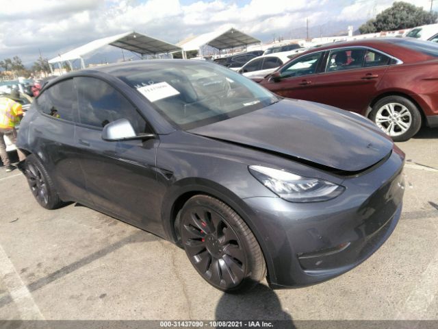 TESLA MODEL Y 2021 5yjygdef4mf096600