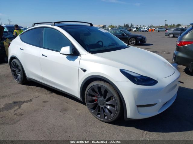 TESLA MODEL Y 2021 5yjygdef4mf151241