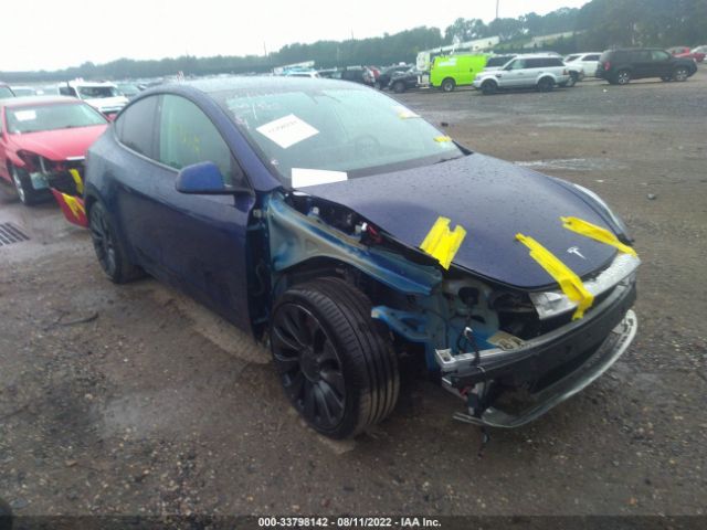 TESLA MODEL Y 2021 5yjygdef4mf194834