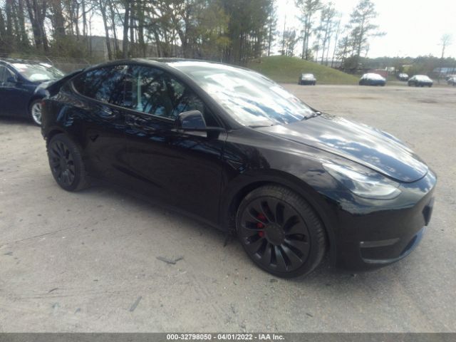 TESLA MODEL Y 2021 5yjygdef4mf197393