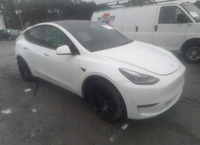 TESLA MODEL Y 2021 5yjygdef4mf209624