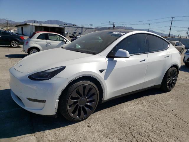 TESLA MODEL Y 2021 5yjygdef4mf215956