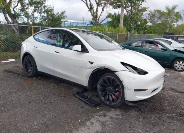 TESLA MODEL Y 2021 5yjygdef4mf251954