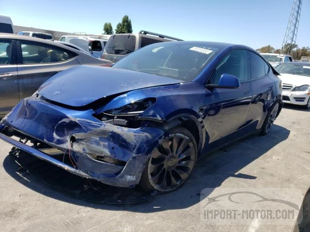 TESLA MODEL Y 2021 5yjygdef4mf258810