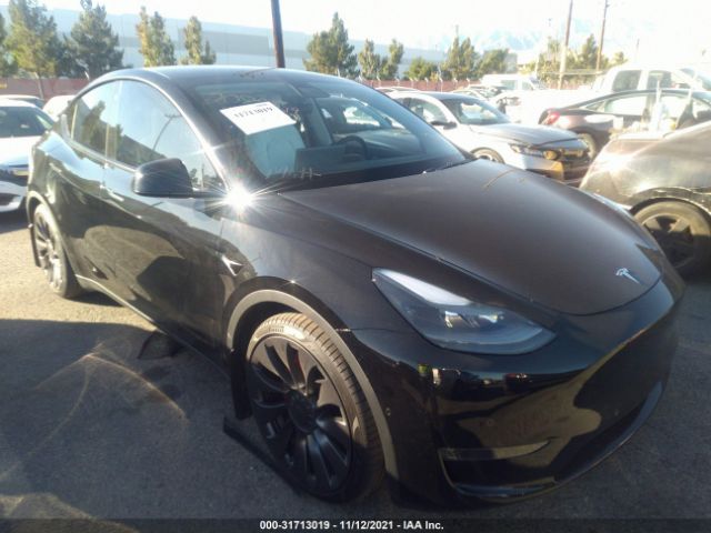 TESLA MODEL Y 2021 5yjygdef4mf269760