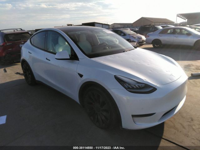 TESLA MODEL Y 2021 5yjygdef5mf075593