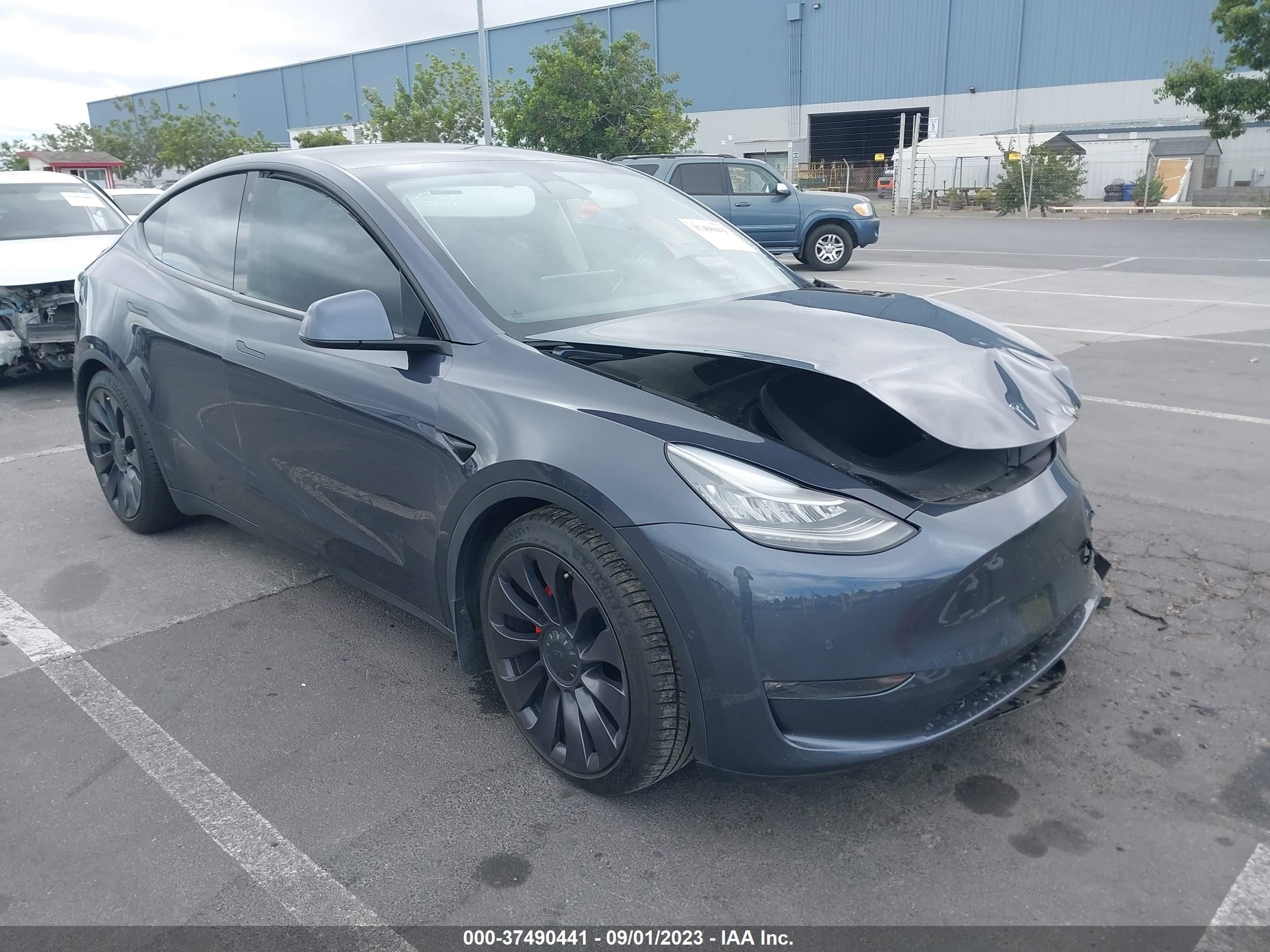 TESLA MODEL Y 2021 5yjygdef5mf098727