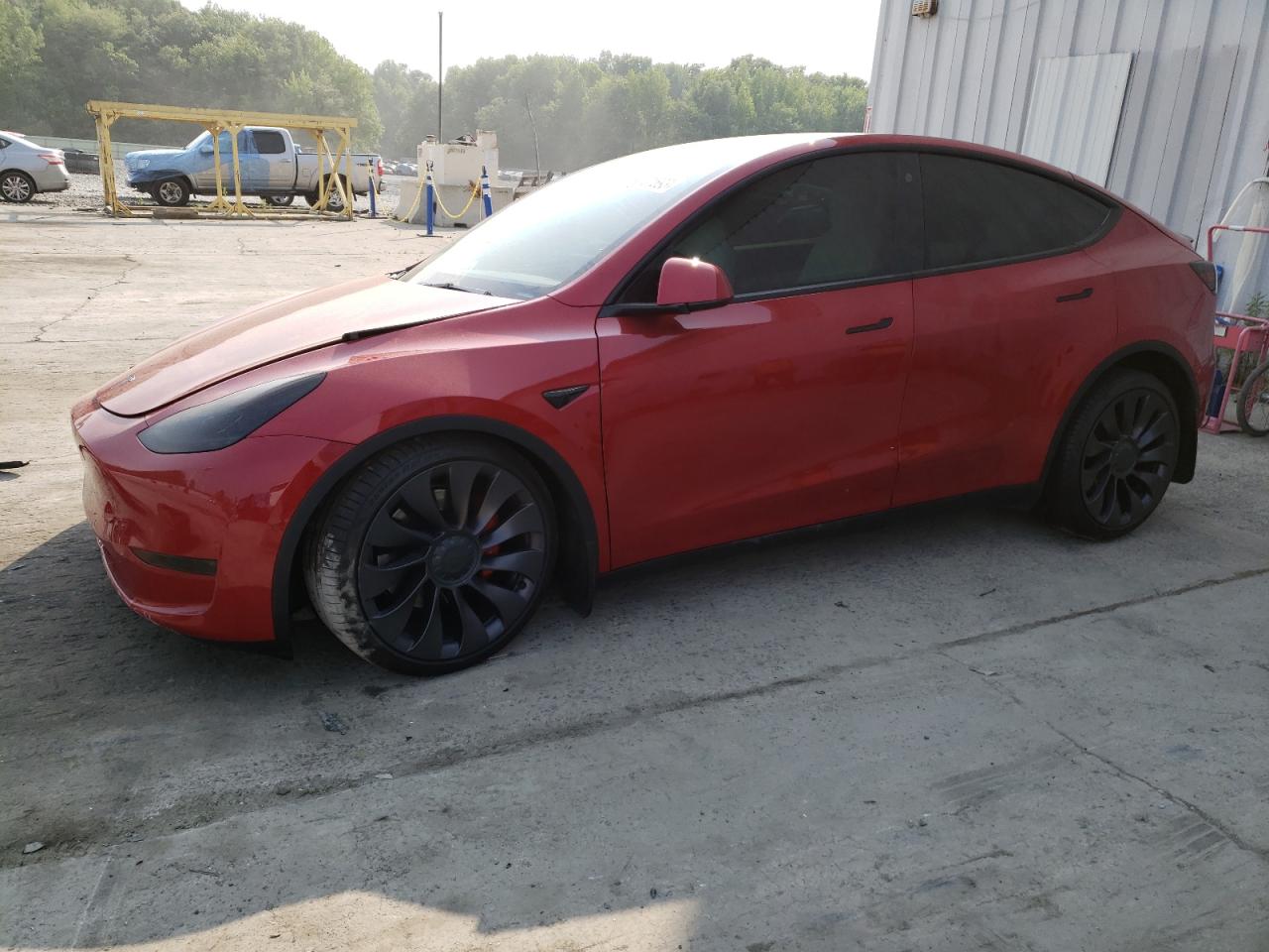 TESLA MODEL Y 2021 5yjygdef5mf194647