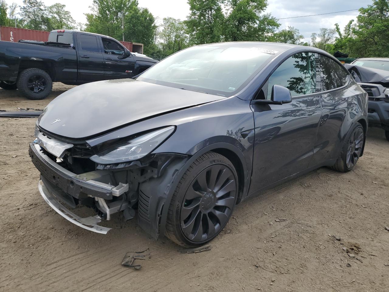 TESLA MODEL Y 2021 5yjygdef5mf230546