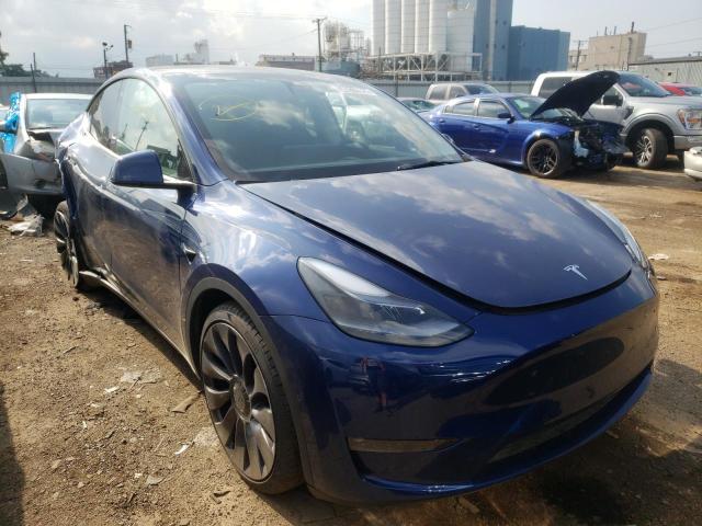 TESLA MODEL Y 2021 5yjygdef5mf252367