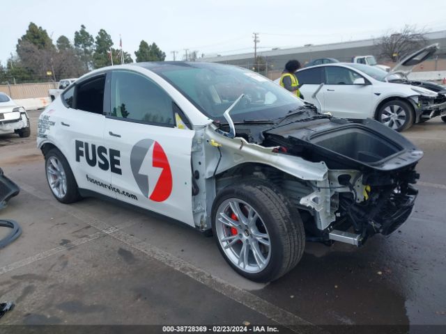 TESLA MODEL Y 2021 5yjygdef5mf267144