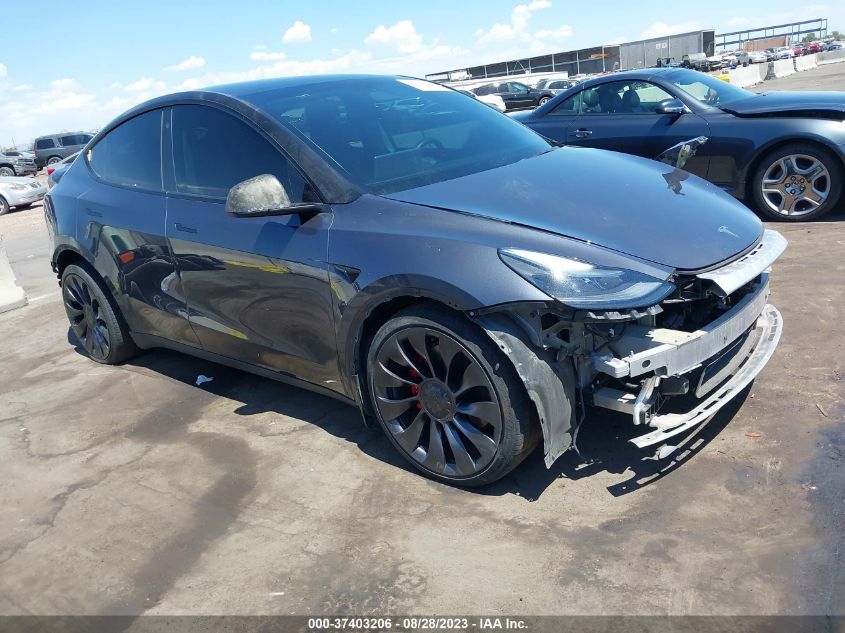 TESLA MODEL Y 2021 5yjygdef5mf273123