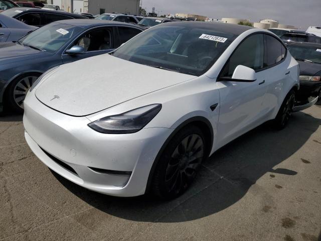 TESLA MODEL Y 2021 5yjygdef5mf277933