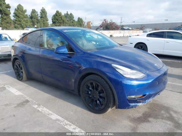 TESLA MODEL Y 2020 5yjygdef6lf000139