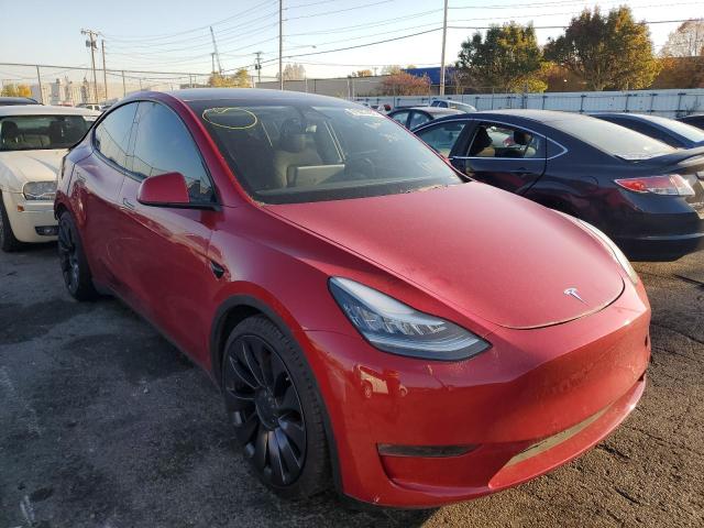 TESLA MODEL Y 2020 5yjygdef6lf005101