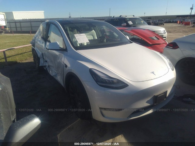 TESLA MODEL Y 2020 5yjygdef6lf011657