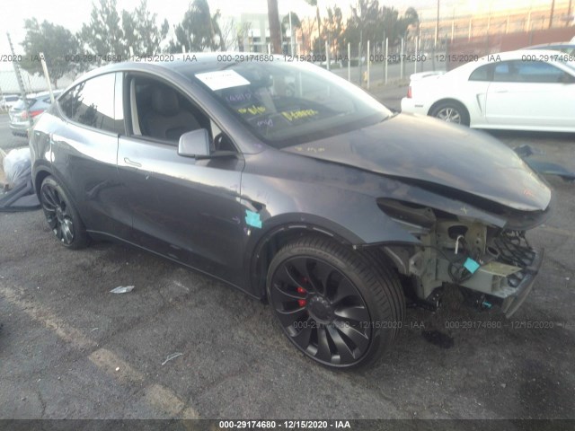 TESLA MODEL Y 2020 5yjygdef6lf013876