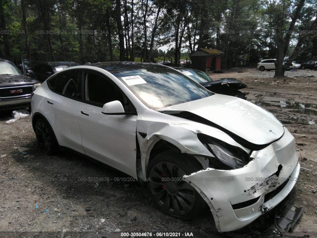 TESLA MODEL Y 2020 5yjygdef6lf037496