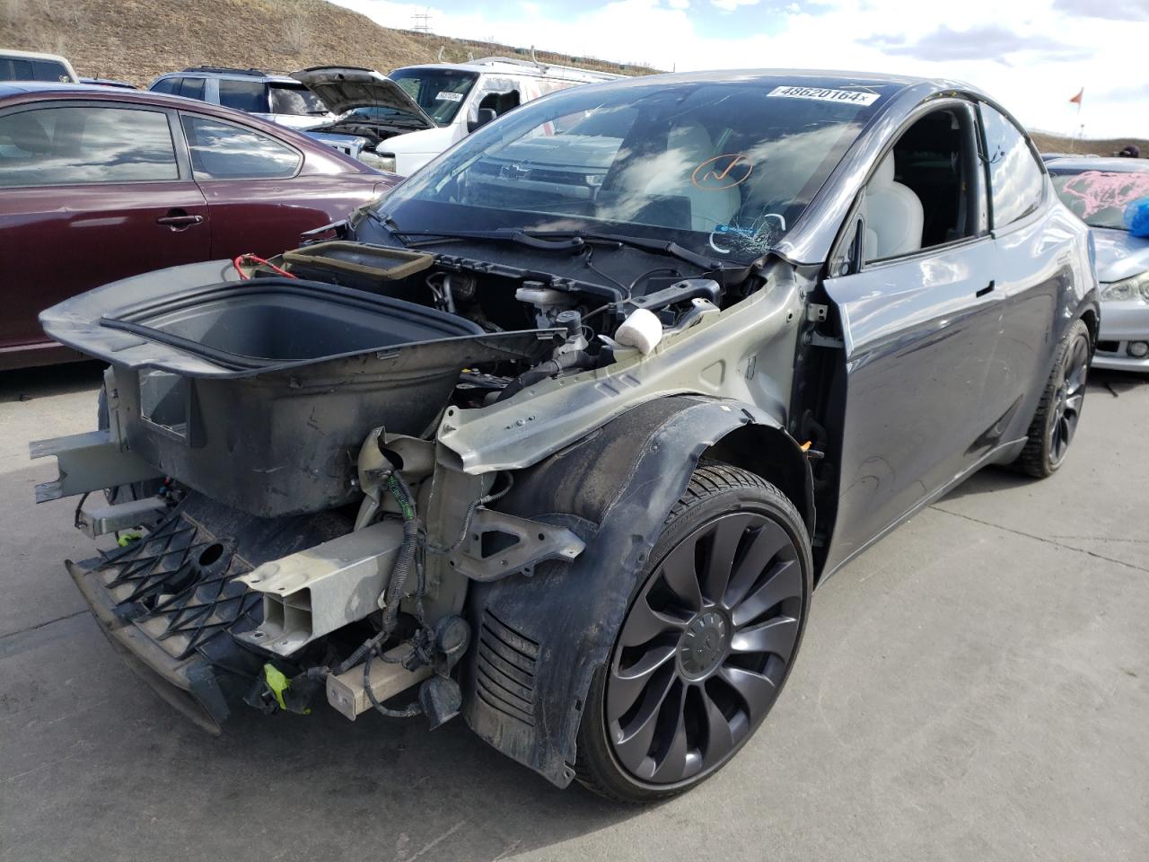 TESLA MODEL Y 2021 5yjygdef6mf079118