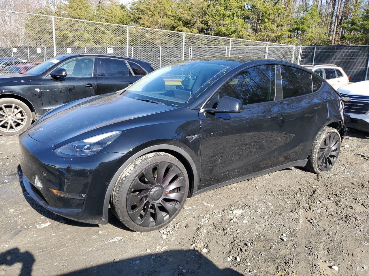 TESLA MODEL Y 2021 5yjygdef6mf151287