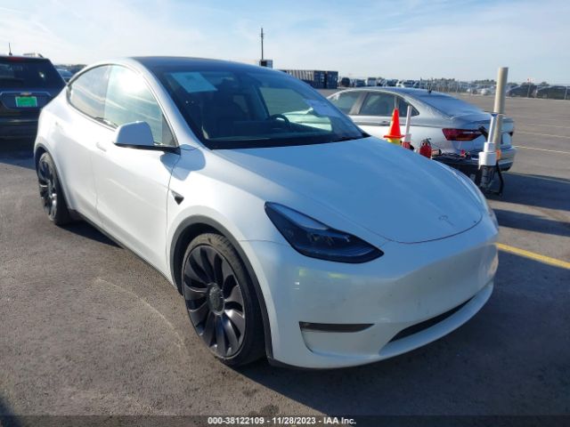 TESLA MODEL Y 2021 5yjygdef6mf209835