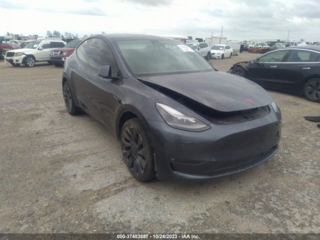 TESLA MODEL Y 2021 5yjygdef6mf256685